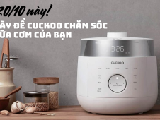 20/10 này! Hãy để Cuckoo chăm sóc bữa cơm của bạn