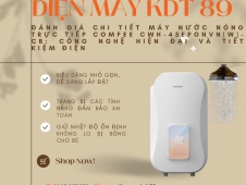 Đánh Giá Chi Tiết Máy Nước Nóng Trực Tiếp Comfee CWH-45EPGNVN(W)-CB: Công Nghệ Hiện Đại và Tiết Kiệm Điện