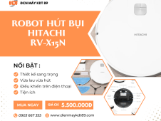 ROBOT HÚT BỤI HITACHI RV-X15N: GIẢI PHÁP HOÀN HẢO CHO CÔNG NGHỆ DỌN DẸP HIỆN ĐẠI