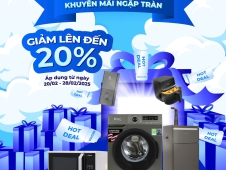 Bùng nổ ưu đãi - Rinh ngay deal khủng tháng 2 này tại Điện Máy Tiết Kiệm KDT89