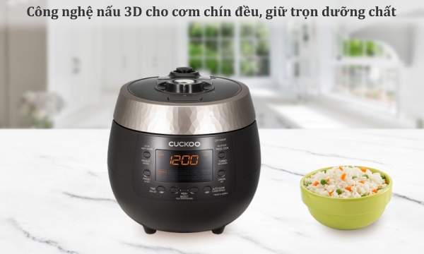 Nồi cơm điện tử áp suất Cuckoo 1.08 lít CRP-R0600F/BKGBCRVNCV