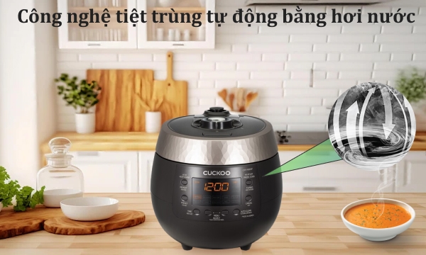 Nồi cơm điện tử áp suất Cuckoo 1.08 lít CRP-R0600F/BKGBCRVNCV