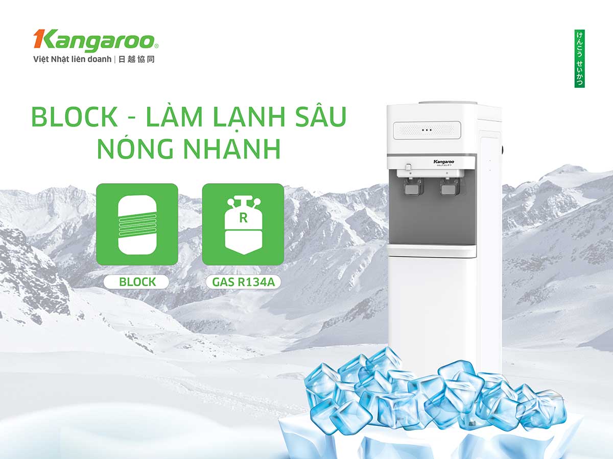 Máy làm nóng lạnh nước uống Kangaroo KG36A2