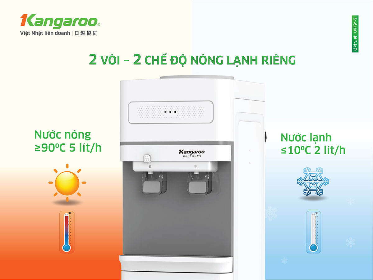 Máy làm nóng lạnh nước uống Kangaroo KG36A2