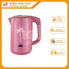 Ấm đun siêu tốc Ladomax 2.5 Lít HA-887 (Hồng, Xanh)