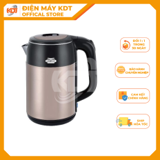 Ấm đun siêu tốc Ladomax 2.5 Lít HA-888 (Đỏ/ Đồng)