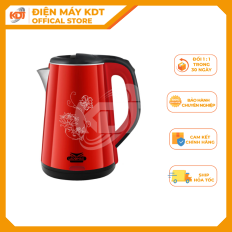 Ấm đun siêu tốc Ladomax 2 Lít HA-836 (Đỏ/ Hồng)