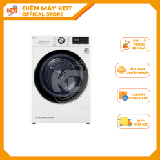 Máy sấy bơm nhiệt LG 9 kg DVHP09W