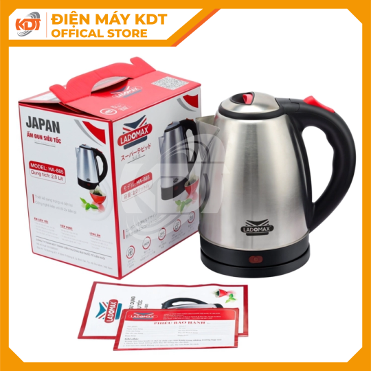 Ấm đun nước Siêu tốc Ladomax 2L HA -885