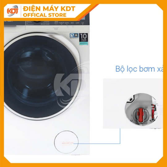 Máy giặt sấy Inverter Electrolux 11/7 kg EWW1142Q7WB