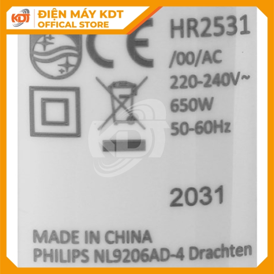 Máy xay cầm tay Philips HR2531/00