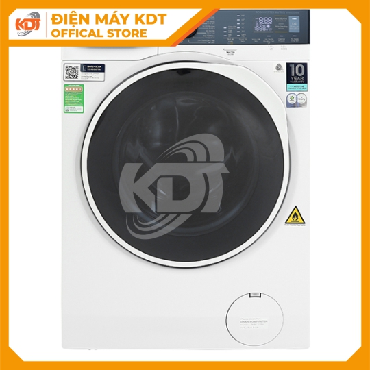 Máy giặt sấy Inverter Electrolux 10/7 kg EWW1024P5WB
