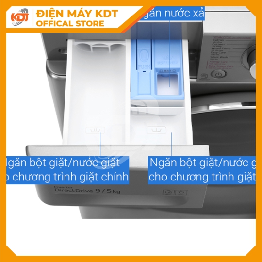 Máy giặt sấy Inverter LG 9/5 kg FV1409G4V