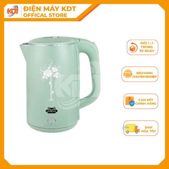 Ấm đun siêu tốc Ladomax 2.5 Lít HA-887 (Hồng, Xanh)