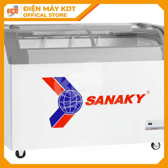 Tủ Đông Kính Cong Sanaky 350 Lít VH-482KB