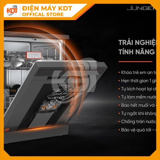Máy rửa bát Junger Leopard DWJ-143