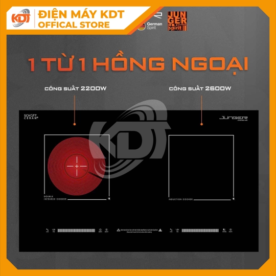 Bếp từ hồng ngoại Junger ID-16